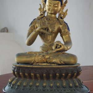 Fine Tibetan Gilt Bronze Statue of Vajrasattva Bodhisattva
